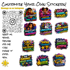 Student Inspiration Graphic Stickers
